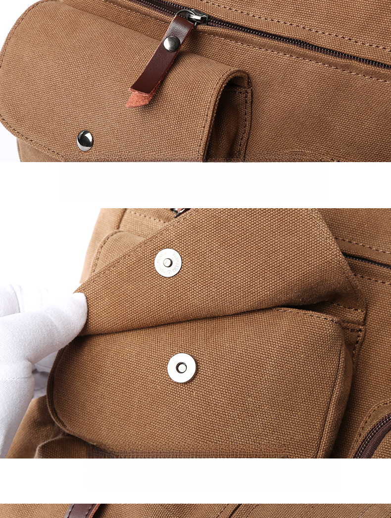 Men's Canvas Shoulder Crossbody Computer Bag, Men's Casual Bag_voghion.com